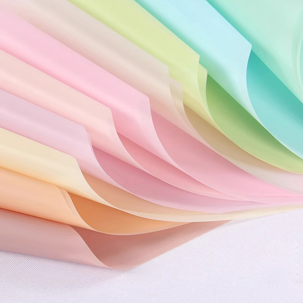 MYHC-02 BOPP Han Su กระดาษบรรจุภัณฑ์ดอกไม้สีทึบ