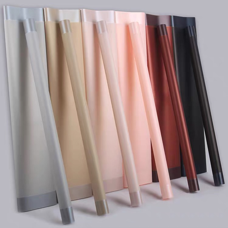 MYHC-09 กระโปรงพอง 57×57ซม. (±2ซม.) ฟิล์มบรรจุภัณฑ์ดอกไม้สีทึบ