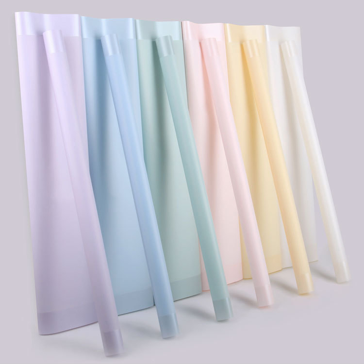 MYHC-09 กระโปรงพอง 57×57ซม. (±2ซม.) ฟิล์มบรรจุภัณฑ์ดอกไม้สีทึบ