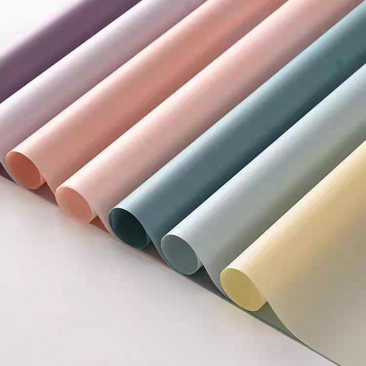 MYHC-59 ฟิล์มที่นอนหยุนจินฟิล์มบรรจุภัณฑ์ดอกไม้สีทึบ