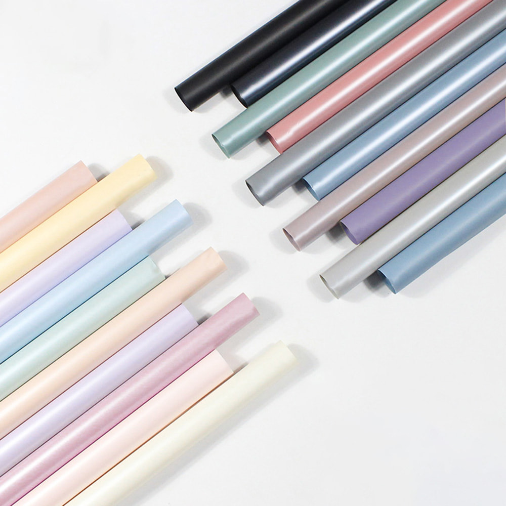 MYHC-59 ฟิล์มที่นอนหยุนจินฟิล์มบรรจุภัณฑ์ดอกไม้สีทึบ