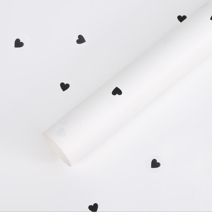 MYHC-63 ฟิล์มตกแต่ง Little Love Pearlescent ฟิล์มบรรจุภัณฑ์ดอกไม้ฝ้าย Bopp