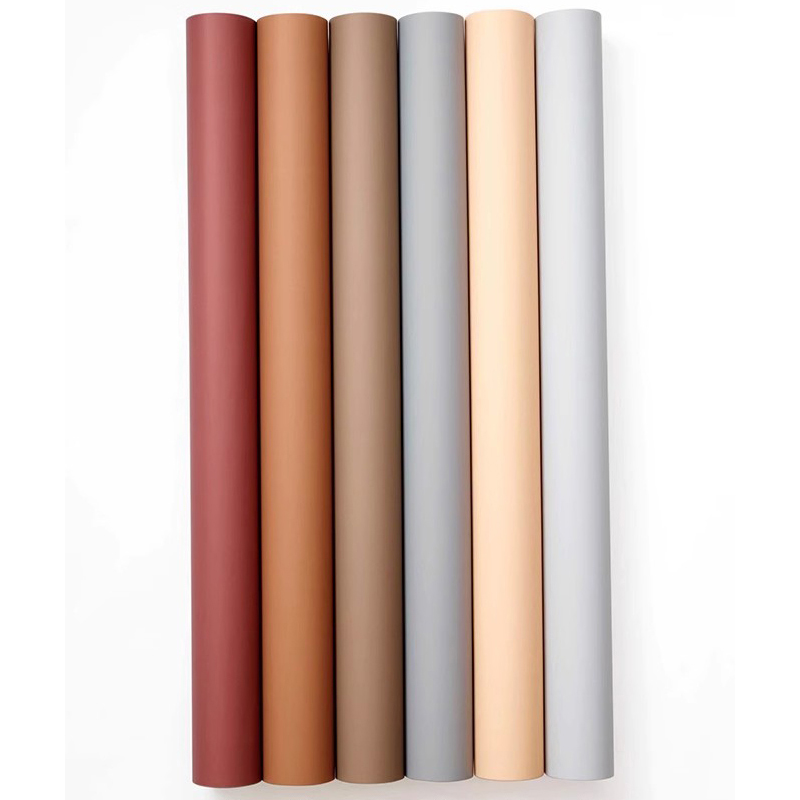 MYHC-68 กระดาษห่อดอกไม้มุก 8 ไหม 45×50ซม. (±2ซม.) สีทึบ