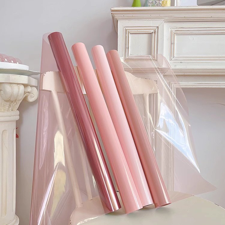 MYHC-74 Jelly Film OPP4.7 กระดาษห่อดอกไม้ผ้าไหมใส