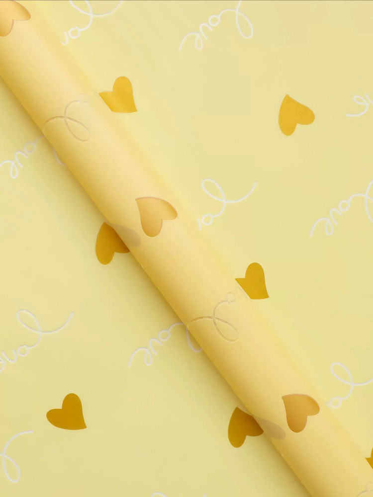 MYHC-75 6 สี 57×57ซม. (±2ซม.) ฟิล์มบรรจุภัณฑ์ดอกไม้ด้าน