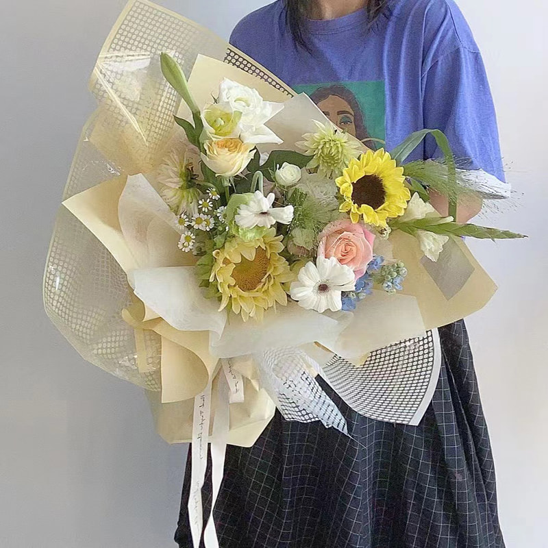 ฟิล์มบรรจุภัณฑ์ดอกไม้เคลือบสารป้องกันฝ้า OPP