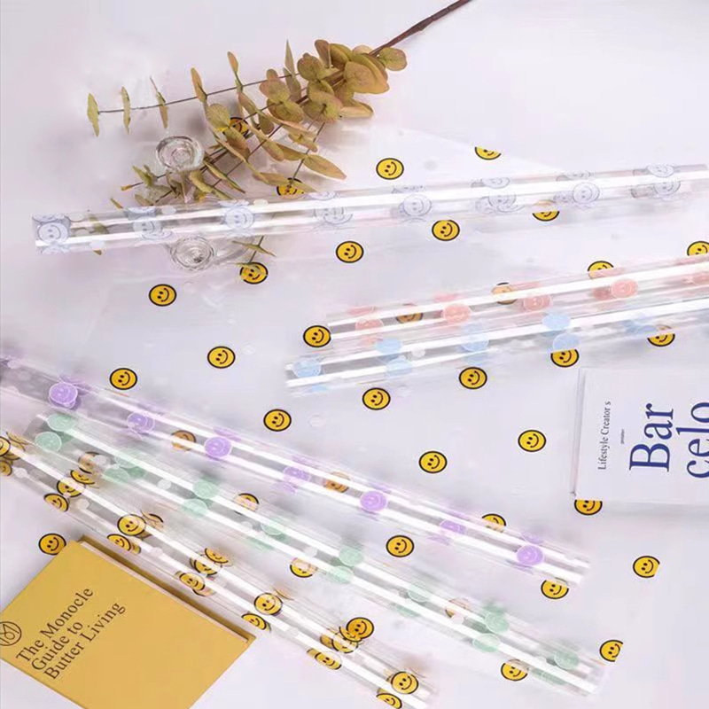 OPP กระดาษแก้ว กระดาษห่อดอกไม้หน้ายิ้ม
