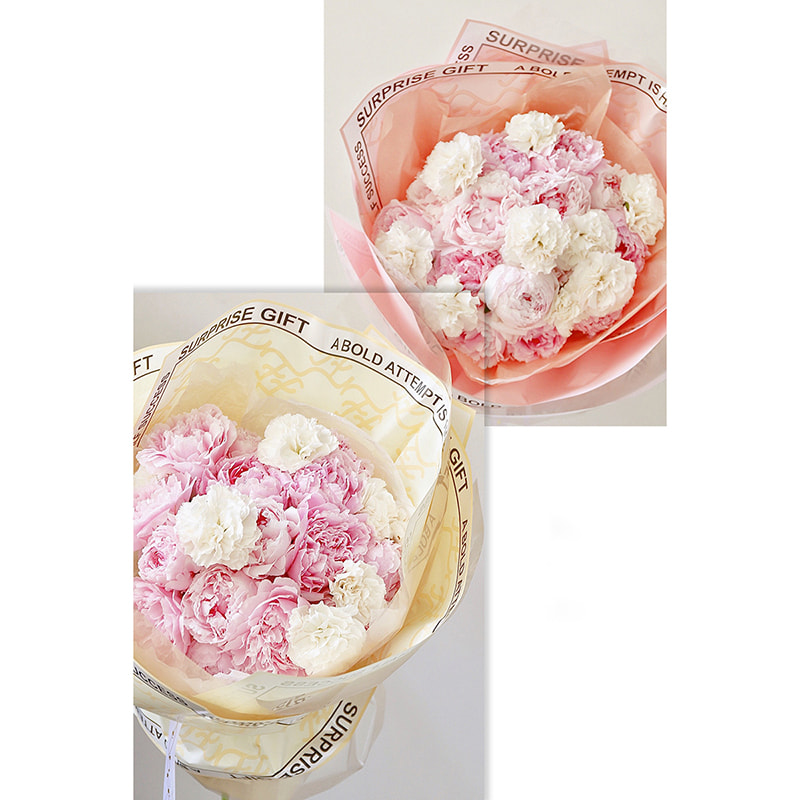 กระดาษห่อดอกไม้แบรนด์เนม Hera มีหลากหลายสี