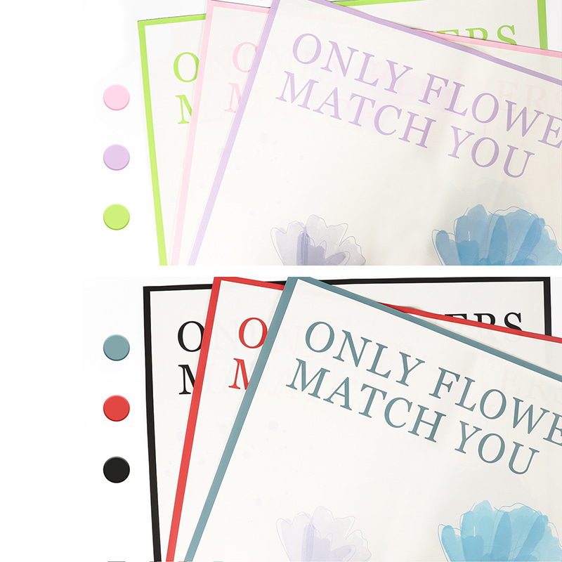 English printed floral wrapping paper