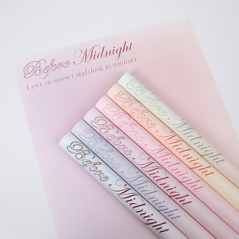 กระดาษห่อช่อดอกไม้พิมพ์ลายไล่โทนสี