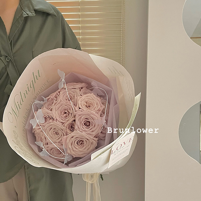 กระดาษห่อช่อดอกไม้พิมพ์ลายไล่โทนสี